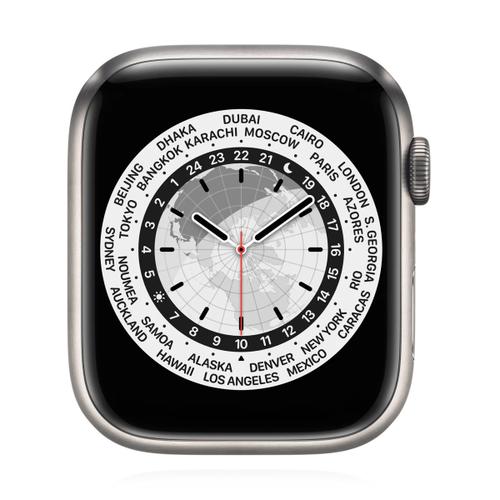 Apple Apple WATCH Series 7 45mm Cellular Titangehäuse Sport Loop Tornado Grau