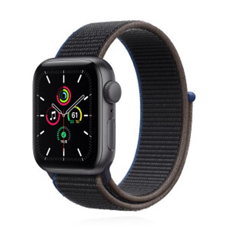 Apple WATCH SE 40mm GPS Aluminiumgehäuse Space Grau Sport Loop Kohlegrau