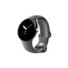 Pixel Watch Bluetooth Polished Silver Sportarmband Charcoal