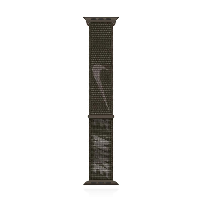 Apple WATCH Nike Series 7 45mm GPS Aluminiumgehäuse Midnightblack Sport Loop Nike Cargo Khaki
