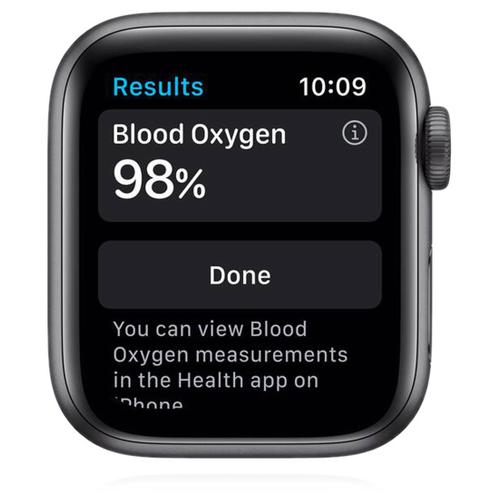 Apple Apple WATCH Series 6 Nike 44mm GPS+Cellular Aluminiumgehäuser Space Grau Sport Loop Schwarz