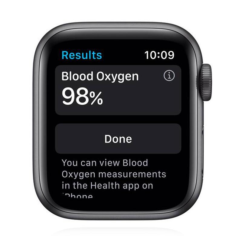 Apple WATCH Series 6 Nike 44mm GPS+Cellular Aluminiumgehäuser Space Grau Sport Loop Schwarz