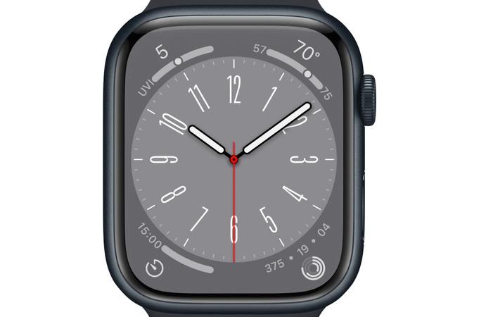 Apple WATCH Series 8 45mm GPS Aluminiumgehäuse Mitternacht Sportloop Mitternacht