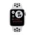 WATCH Nike Series 6  40mm GPS Aluminiumgehäuse silber Sportarmband Pure Platinum Black