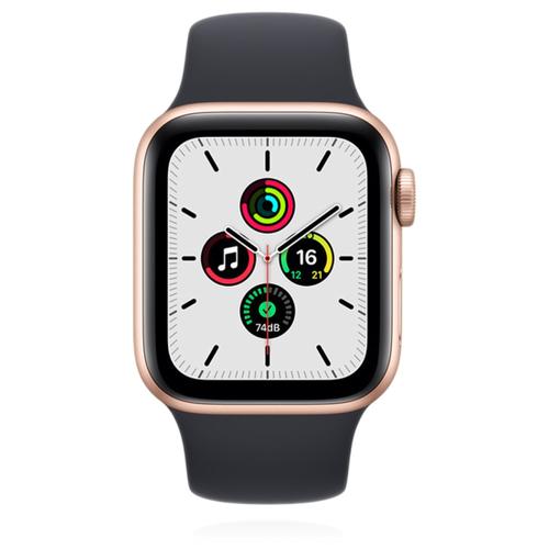 Apple Apple WATCH SE 40mm GPS Aluminiumgehäuse Gold Sportarmband Deep Navy