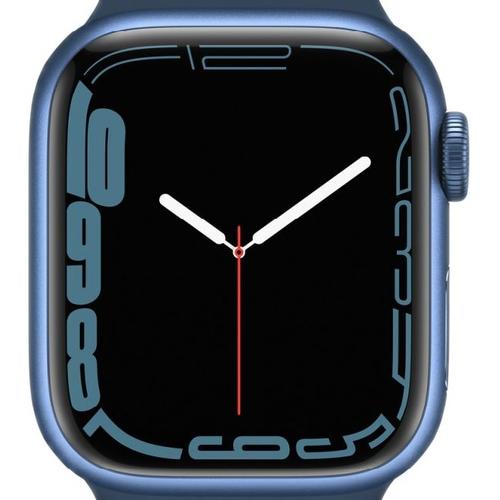 Apple Apple WATCH Series 7 45mm GPS Aluminiumgehäuse Blau Sportloop Abyssblau Mossgrün