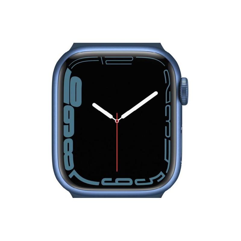 Apple WATCH Series 7 45mm GPS Aluminiumgehäuse Blau Sportloop Abyssblau Mossgrün
