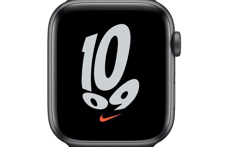 Apple Apple WATCH Nike SE GPS 40mm Aluminiumgehäuse Spacegrau Sportarmband Pure Platinum Schwarz