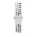 Apple WATCH Nike SE GPS 40mm Aluminiumgehäuse Spacegrau Sportarmband Pure Platinum Schwarz