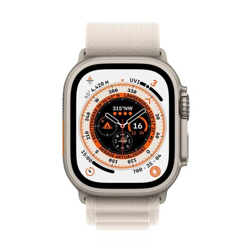 Apple WATCH Ultra 49mm GPS+Cellular Titangehäuse Alpine Loop Polarstern L