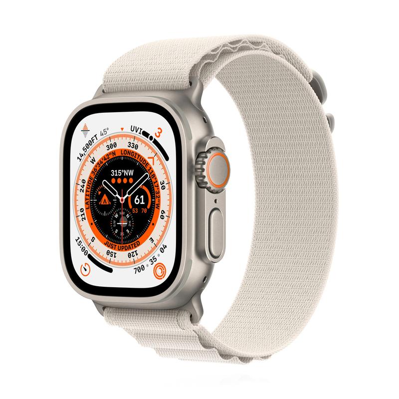 Apple WATCH Ultra 49mm GPS+Cellular Titangehäuse Alpine Loop Polarstern M