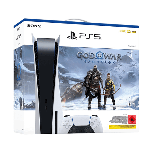 Sony Playstation 5 Disc Edition 825GB Weiß - God of War Ragnarök Edition