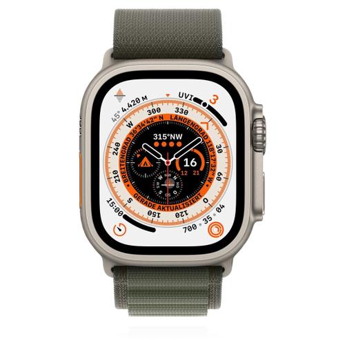 Apple Apple WATCH Ultra 49mm GPS+Cellular Titangehäuse Alpine Loop Grün L 