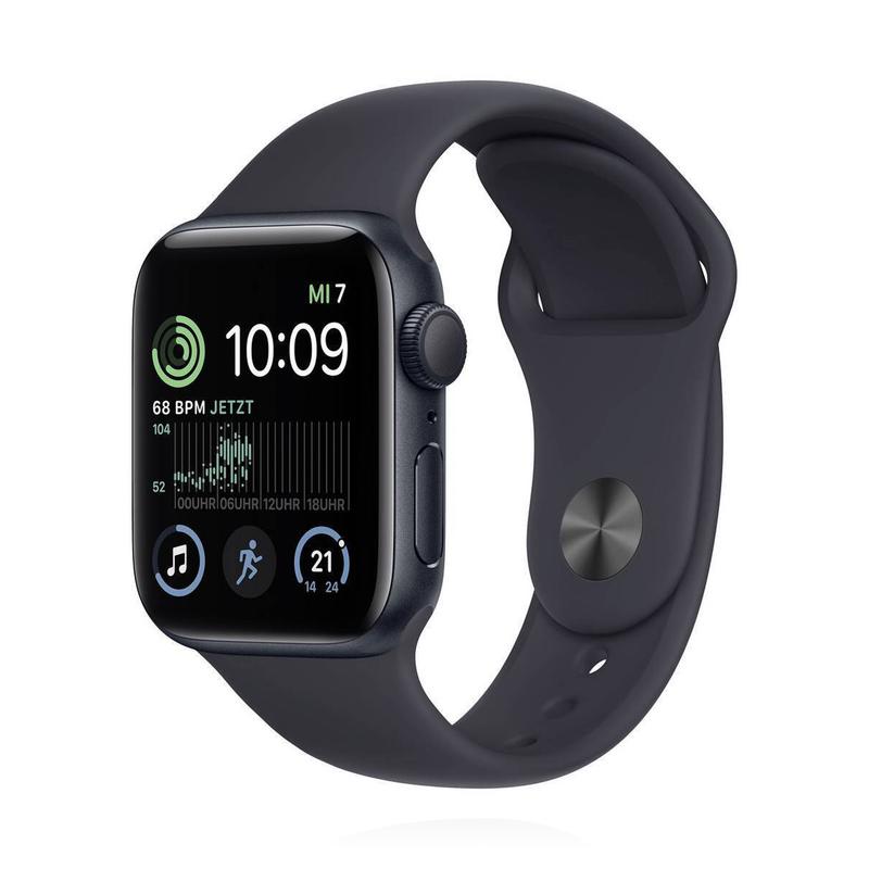 Apple WATCH SE (2022) 40mm GPS Aluminiumgehäuse Mitternacht Sportarmband Mitternacht