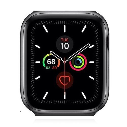 Apple Apple WATCH Series 5 44mm GPS Aluminiumgehäuse Space Grau Sportarmband Coastal Gray