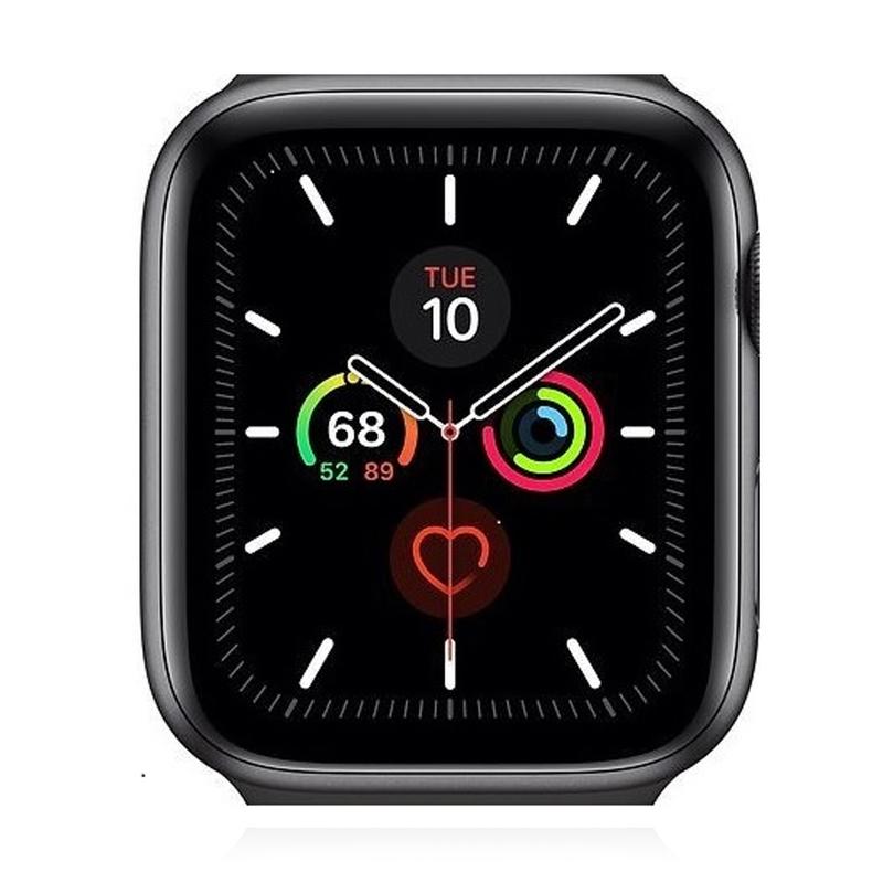 Apple WATCH Series 5 44mm GPS Aluminiumgehäuse Space Grau Sportarmband Coastal Gray