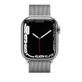 Apple WATCH Series 7 45mm GPS+Cellular Edelstahl Silber Armband Milanaisearmband Silber