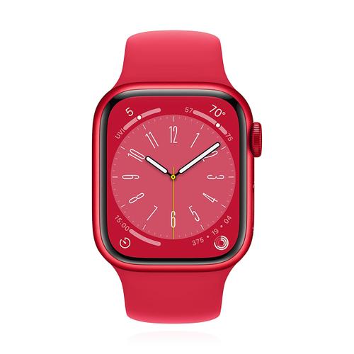 Apple WATCH Series 8 41mm GPS Aluminiumgehäuse (PRODUCT)RED Sportarmband (PRODUCT)RED
