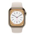 Apple WATCH Series 8 45mm GPS+Cellular Edelstahl Gold Sportarmband Polarstern