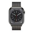 Apple WATCH Series 8 45mm GPS+Cellular Edelstahl Graphit Milanaisearmband Graphit