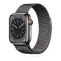 Apple WATCH Series 8 45mm GPS+Cellular Edelstahl Graphit Milanaisearmband Graphit
