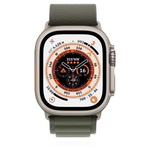 Apple Apple WATCH Ultra 49mm GPS+Cellular Titangehäuse Alpine Loop Grün S