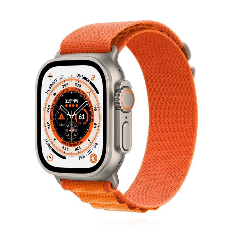 Apple WATCH Ultra 49mm GPS+Cellular Titangehäuse Alpine Loop Orange S