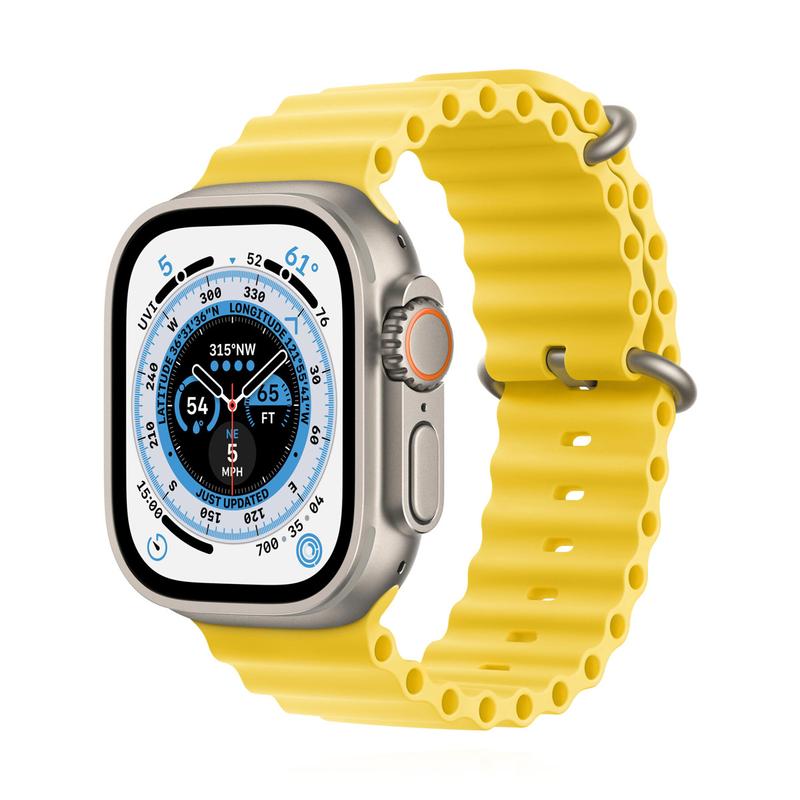 Apple WATCH Ultra 49mm GPS+Cellular Titangehäuse Ocean Band Gelb