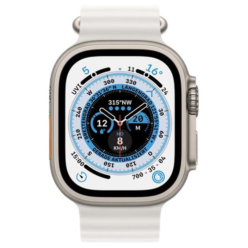 Apple Apple WATCH Ultra 49mm GPS+Cellular Titangehäuse Ocean Band Weiß