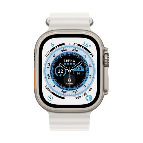 Apple WATCH Ultra 49mm GPS+Cellular Titangehäuse Ocean Band Weiß