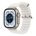 Apple WATCH Ultra 49mm GPS+Cellular Titangehäuse Ocean Band Weiß