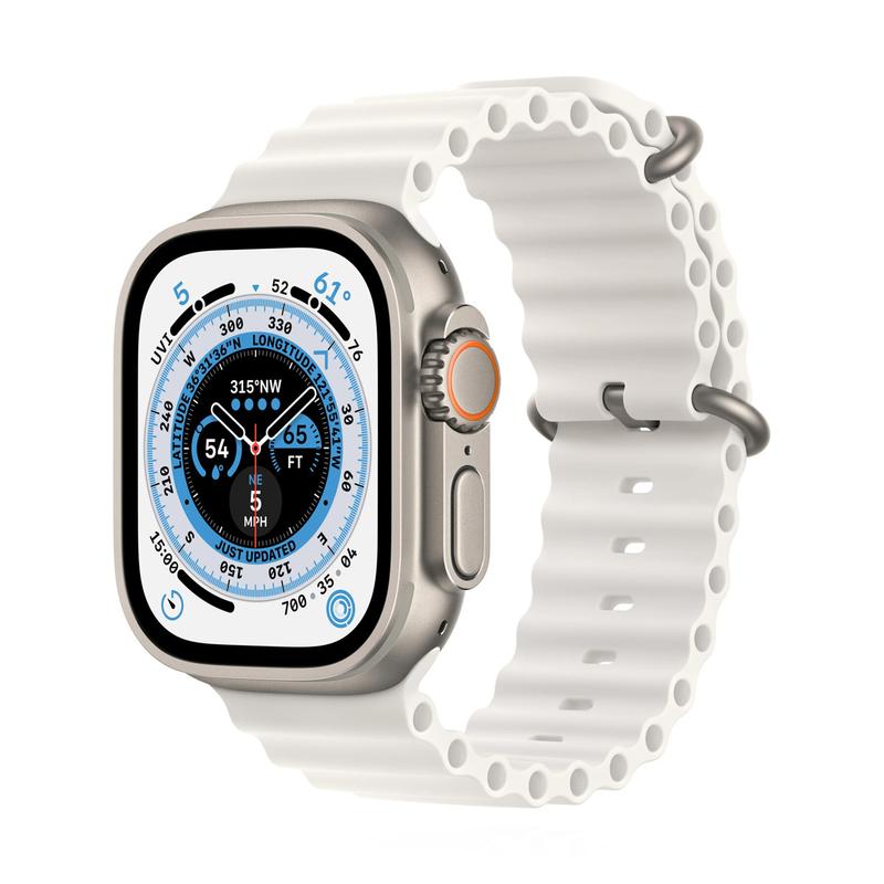 Apple WATCH Ultra 49mm GPS+Cellular Titangehäuse Ocean Band Weiß