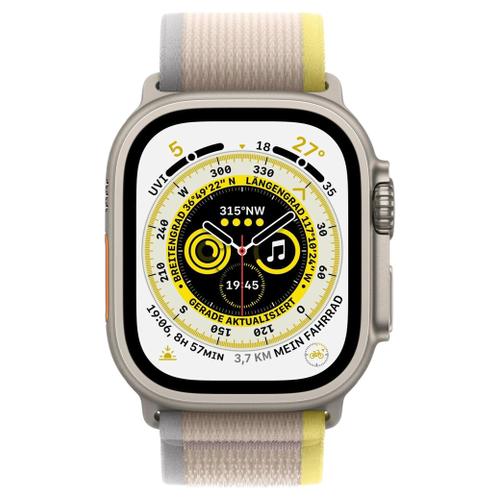 Apple Apple WATCH Ultra 49mm GPS+Cellular Titangehäuse Trail Loop Gelb/Beige S/M