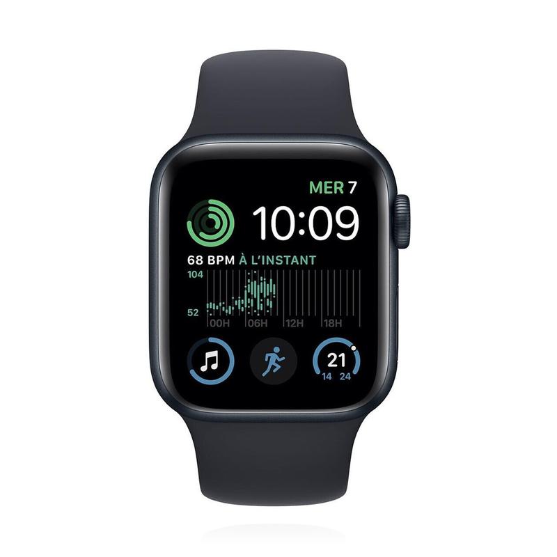 Apple WATCH SE (2022) 44mm GPS+Cellular Aluminiumgehäuse Mitternacht Sportarmband Mitternacht