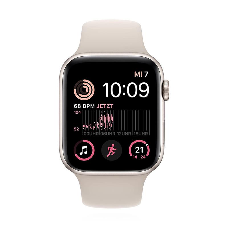 Apple WATCH SE (2022) 44mm GPS+Cellular Aluminiumgehäuse Polarstern Sportarmband Polarstern