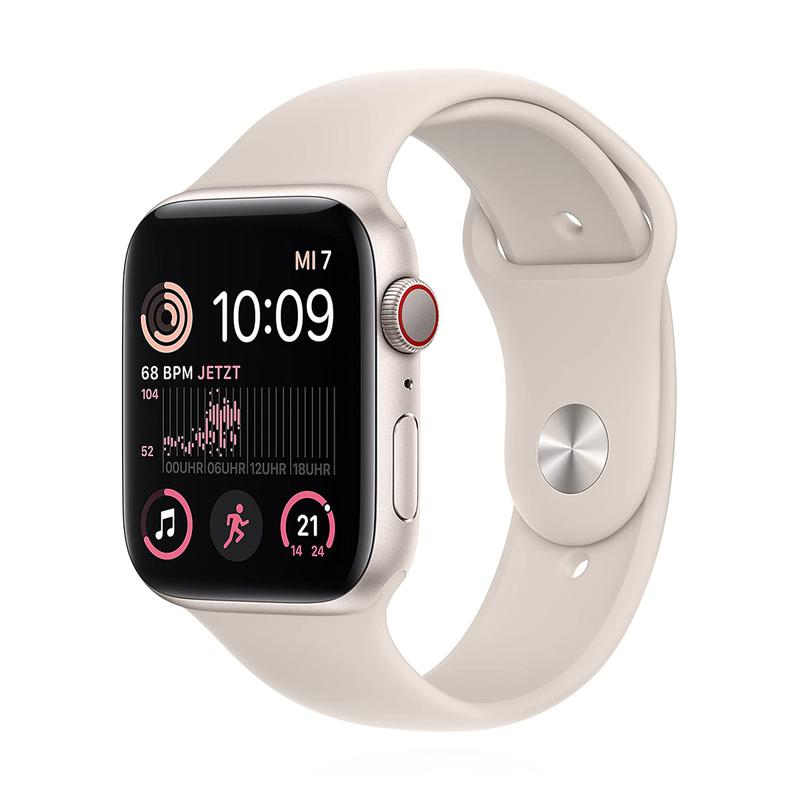 Apple WATCH SE (2022) 44mm GPS+Cellular Aluminiumgehäuse Polarstern Sportarmband Polarstern