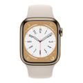 Apple WATCH Series 8 41mm GPS+Cellular Edelstahl Gold Sportarmband Polarstern