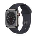 Apple WATCH Series 8 41mm GPS+Cellular Edelstahl Graphit Sportarmband Mitternacht