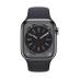 WATCH Series 8 41mm GPS+Cellular Edelstahl Graphit Sportarmband Mitternacht