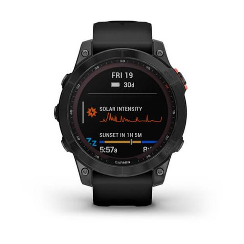 Garmin Fenix 7 Solar Schwarz Schiefergrau 