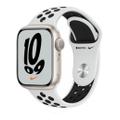 Apple WATCH Nike Series 7 41mm GPS Aluminiumgehäuse Polarstern Sportarmband Platinum/Schwarz
