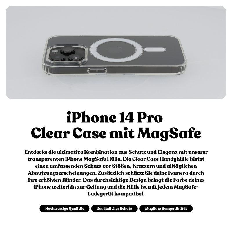 Universal Clear Case mit MagSafe | iPhone 14 Pro