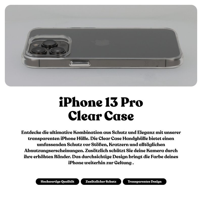 Universal Clear Case | iPhone 13 Pro