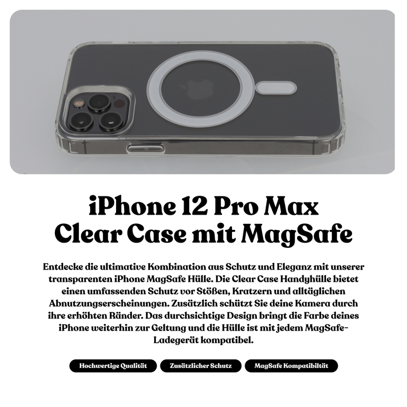 Universal Clear Case mit MagSafe | iPhone 12 Pro Max
