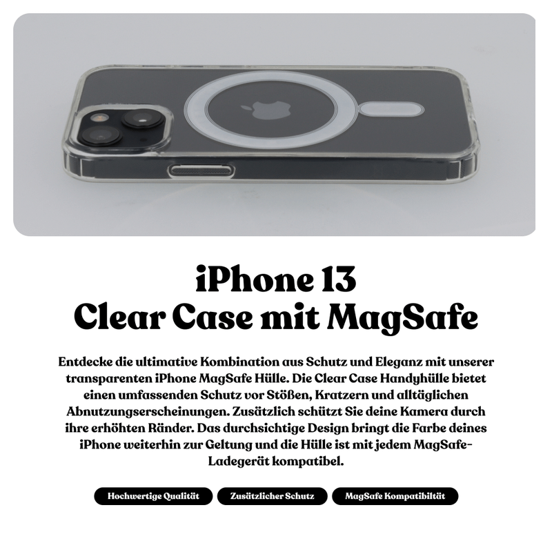 Universal Clear Case mit MagSafe | iPhone 13