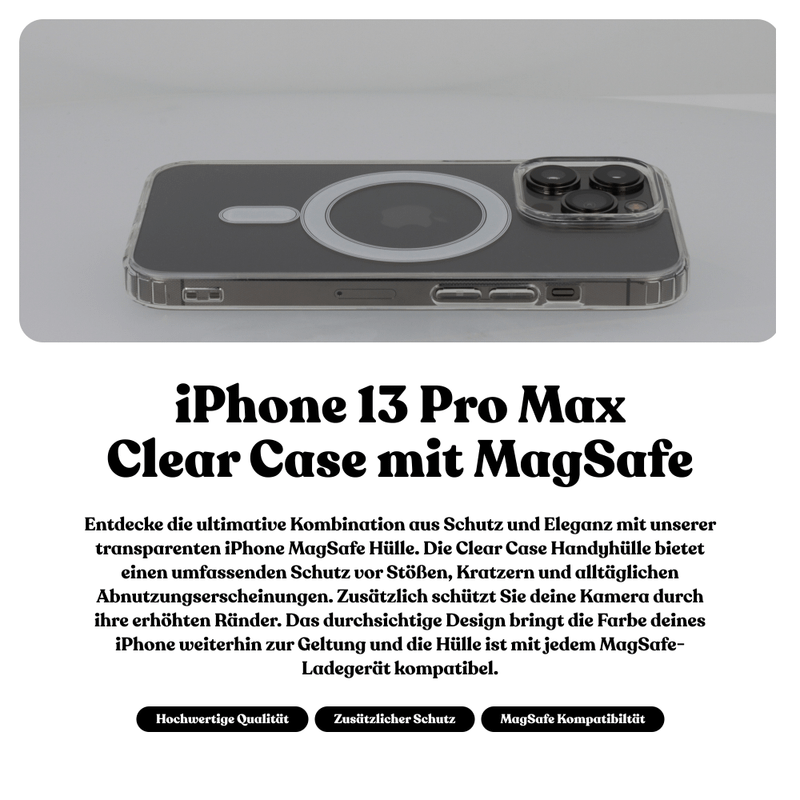 Universal Clear Case mit MagSafe | iPhone 13 Pro Max