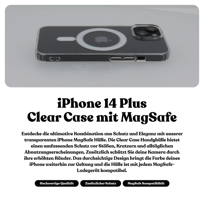 Universal Clear Case mit MagSafe | iPhone 14 Plus