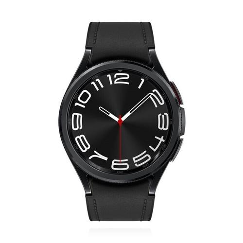Samsung Galaxy Watch6 Classic Bluetooth 43mm Black Hybrid Eco-Leather Band Black  S/M