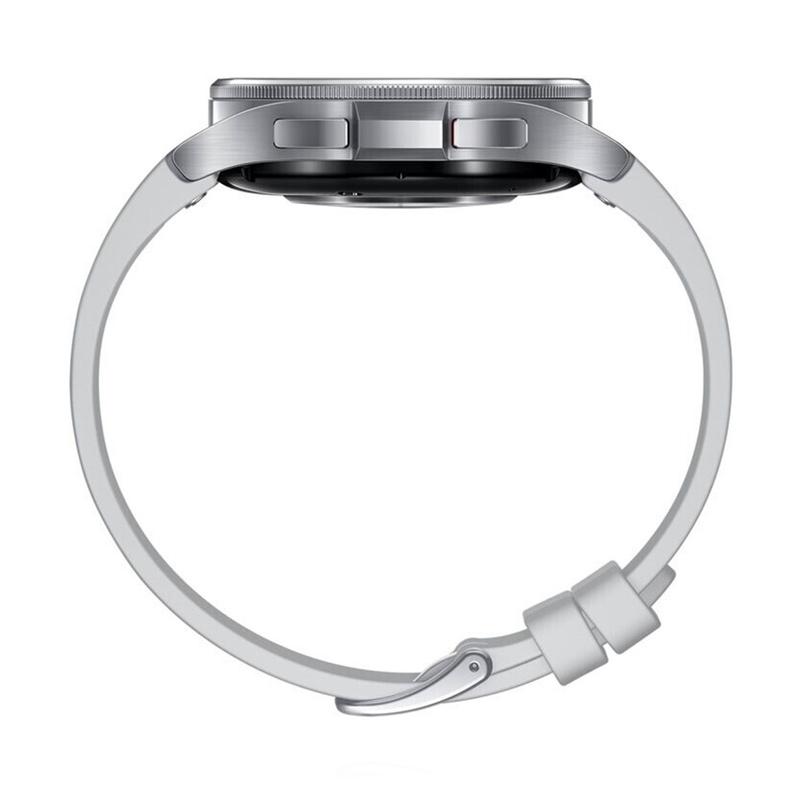 Samsung Galaxy Watch6 Classic Bluetooth 43mm Silver Hybrid Eco-Leather Band Silver S/M