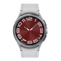 Samsung Galaxy Watch6 Classic Bluetooth 43mm Silver Hybrid Eco-Leather Band Silver S/M